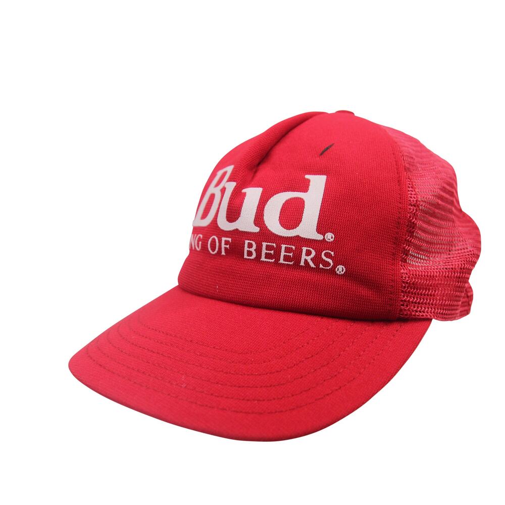Vintage Budweiser King of Beers Mesh Trucker Hat